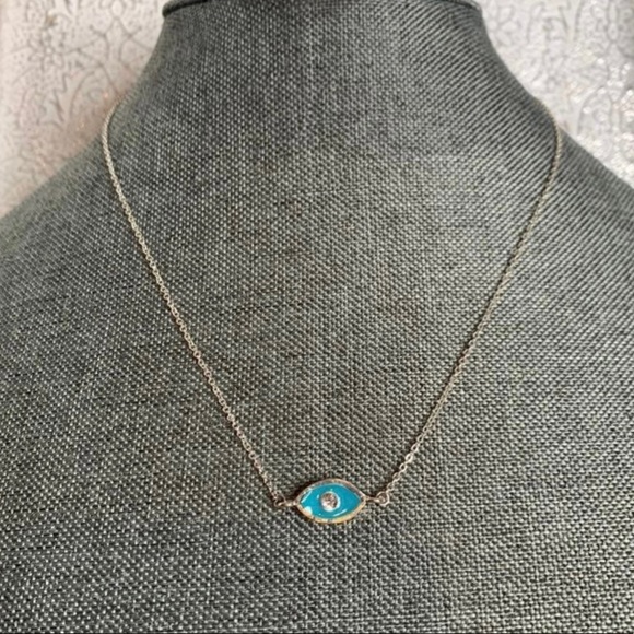 Seeing Eye Silver Necklace NWOT - Picture 2 of 4